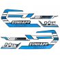 Stickerset Zundapp Famel Flash Blue/Black