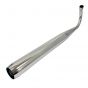 Exhaust 36MM Zundapp Single Nod Open Chrome