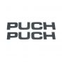 Sticker Puch 118X22MM Anthracite 2 pieces