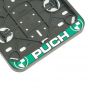 Sticker License plate holder  Wide Puch Green