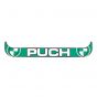 Sticker License plate holder  Wide Puch Green