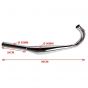 Exhaust 36MM Zundapp M90 Chromed