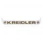 Sticker License plate holder Wide Kreidler WHITE