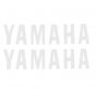 Stickerset Yamaha Word White 110X26MM