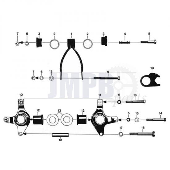 17. Zundapp 529 Engine mounting