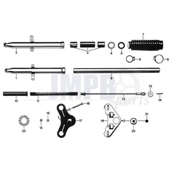 18. Zundapp 529 Front fork