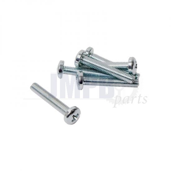 Cylinder screw Galvanized M5X30 Din 7985H