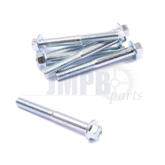 Flange bolt Galvanized M6X50 SW8