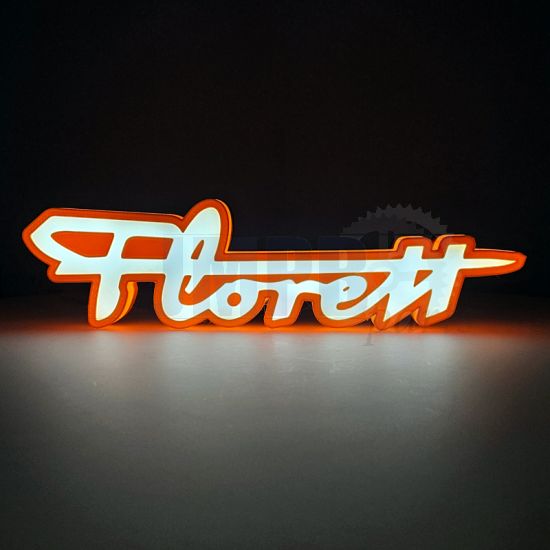 Lamp Kreidler Florett Logo LED Gold/White