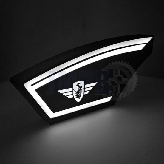 Lamp Zundapp 517 Side Panel LED Black/White