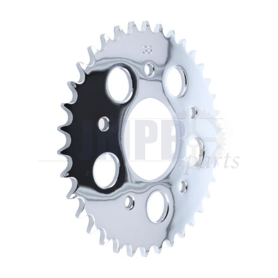 Rear sprocket Kreidler 3/16 36 Teeth Chromed