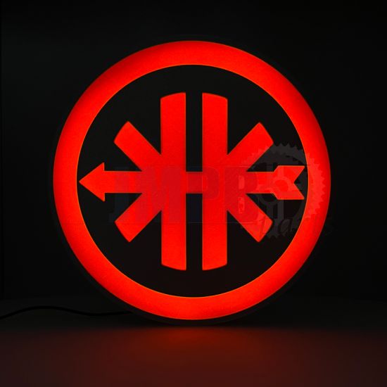 Lamp Kreidler Logo LED Red