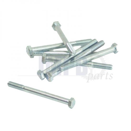 Hex bolt M8X85 Galvanized Din 931