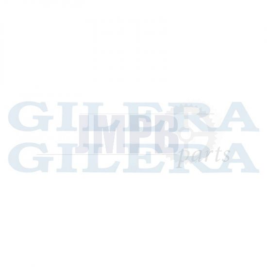 Gilera Word Stickerset White 320X40MM