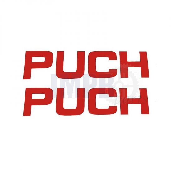 Sticker Puch 120X35MM Red 2 pieces