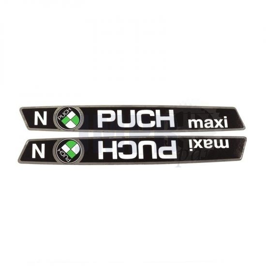 Tank transfer set Puch Maxi N Black/Chrome