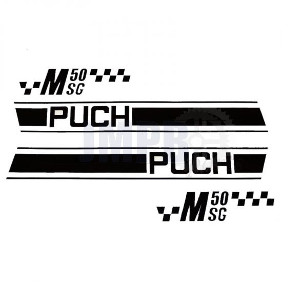 Stickerset Puch M50 SG Black