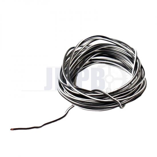  Electric wire 5 Mtr Packed.. - 1.0MM² Black/White