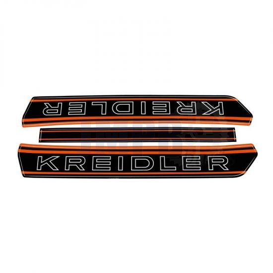 Tank stickerset Kreidler Orange