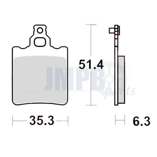 Brake pads Zundapp KS80 Super