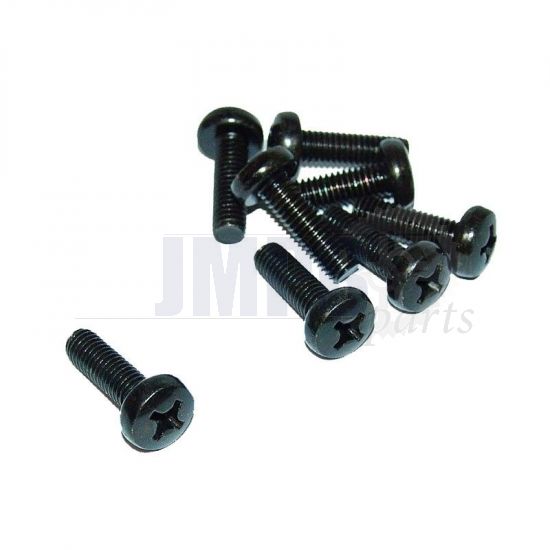 Cylinder screw Black M6X20 Din 7985H