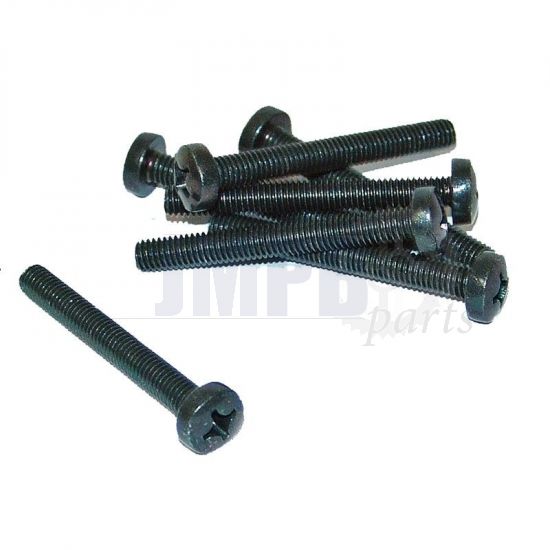 Cylinder screw Black M6X50 Din 7985H