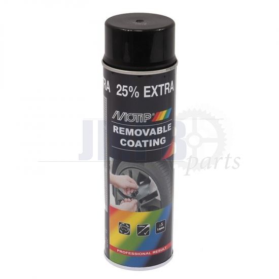 Motip Sprayplast Black Gloss - 500ML