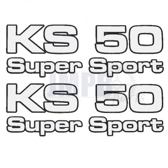 Stickerset Zundapp KS50 Supersport 4-Pieces