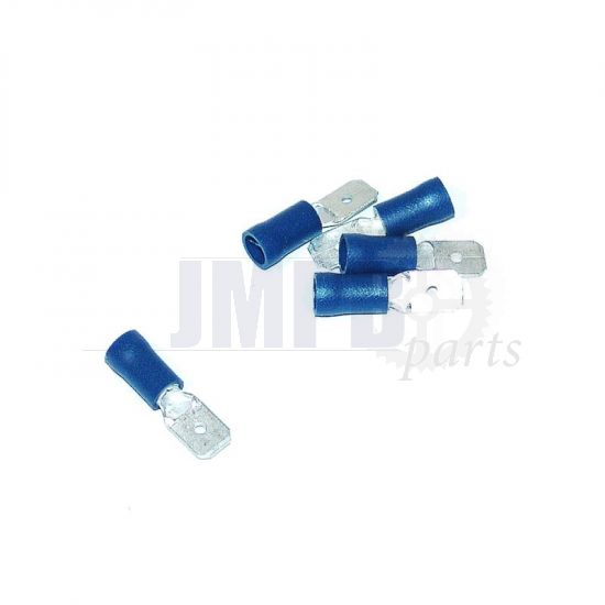 Flat plug Isolated Blue 6.3MM A-Quality