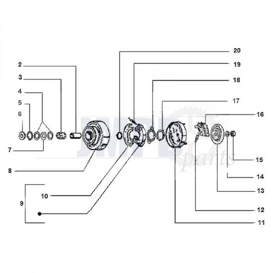 Clutch Vespa Ciao