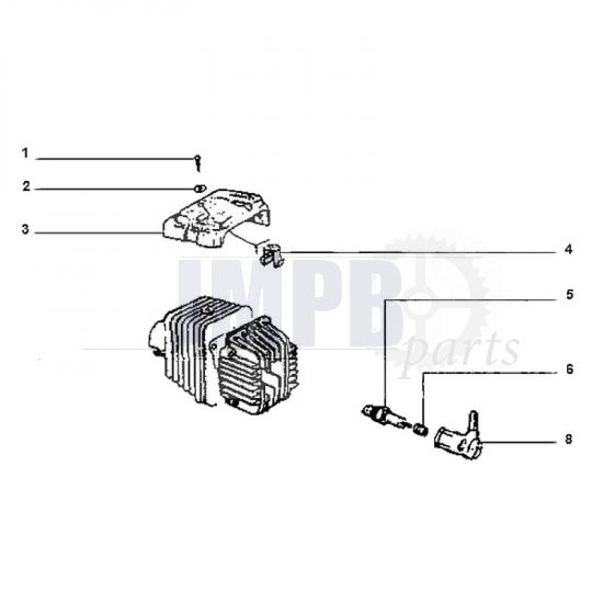 Sparkplug & Cap Gilera Citta