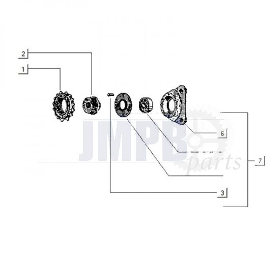 Freewheel Gilera Citta