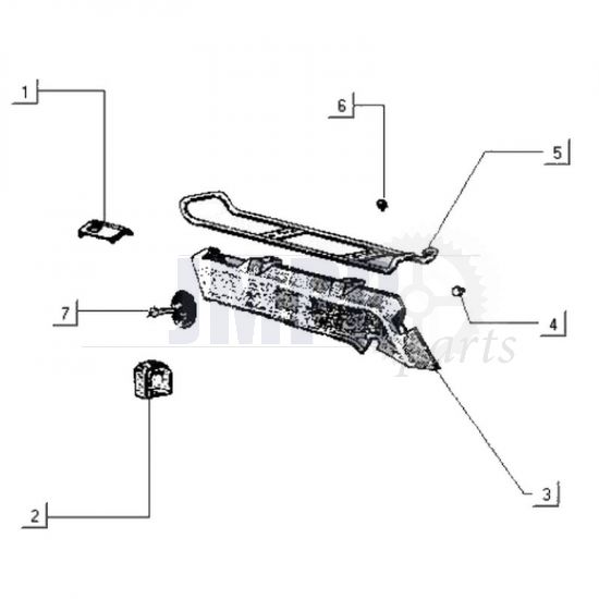 Frame cover Gilera Citta