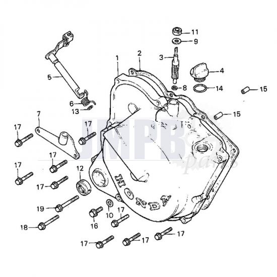 Clutch Lid Honda MB50