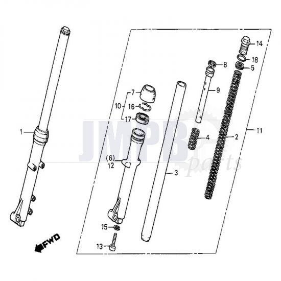 Outer Legs Honda MB50