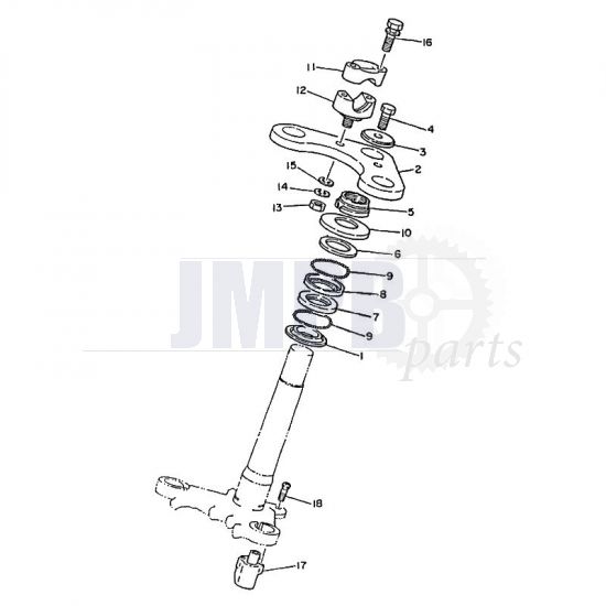 Steering head Yamaha FS1 2RU