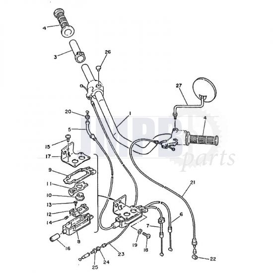 Handlebar Yamaha FS1 2RU