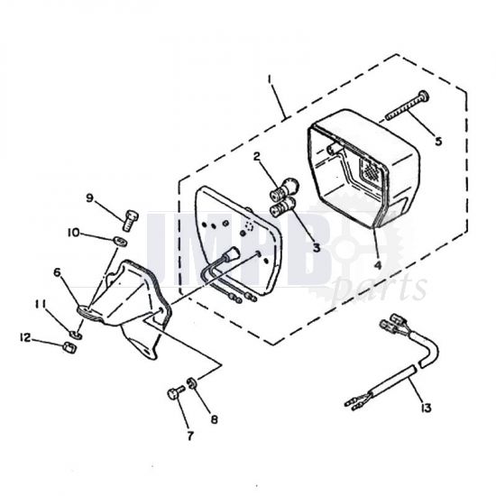 Taillight Yamaha FS1 2RU