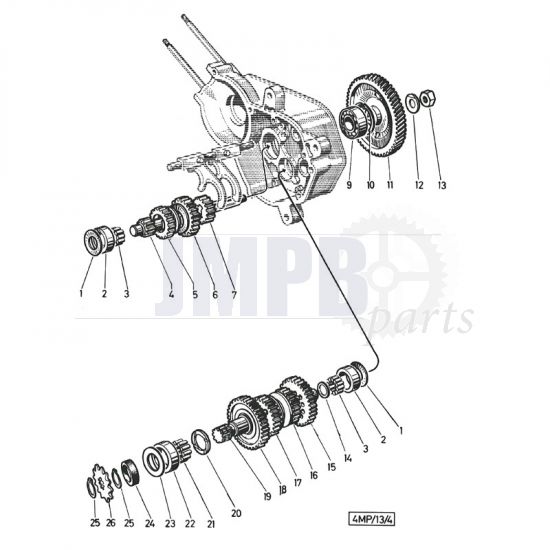 Gearbox Puch Monza