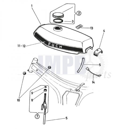 Fuel Tank Puch Monza