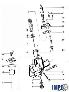 Alconstar Vergaser Bing (Replica) SRC 1/17 Carburetor Replacement